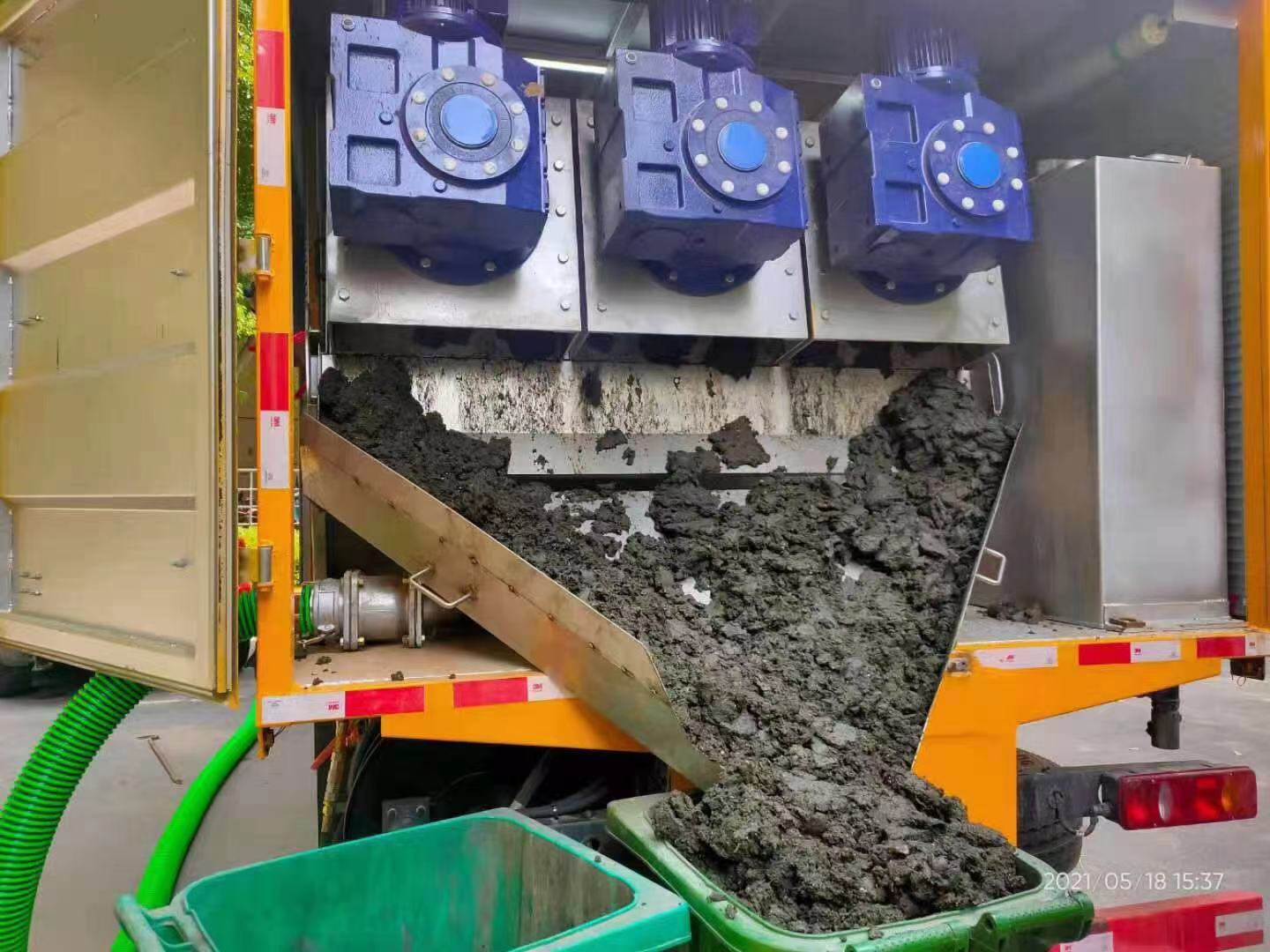 弥勒化粪池清掏城市维护站-泥浆净化干湿分离处理